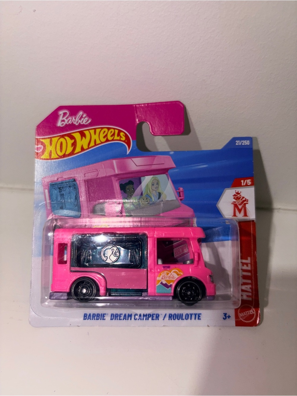 Hot Wheels Barbie Dream Camper Pink Camper Van 21/250 1/5 2024 Mattel Sealed